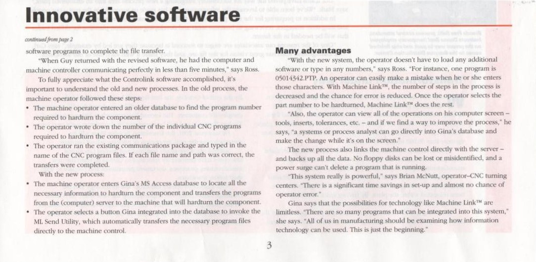 Innovatice software enables machines to store, share information - Page 2